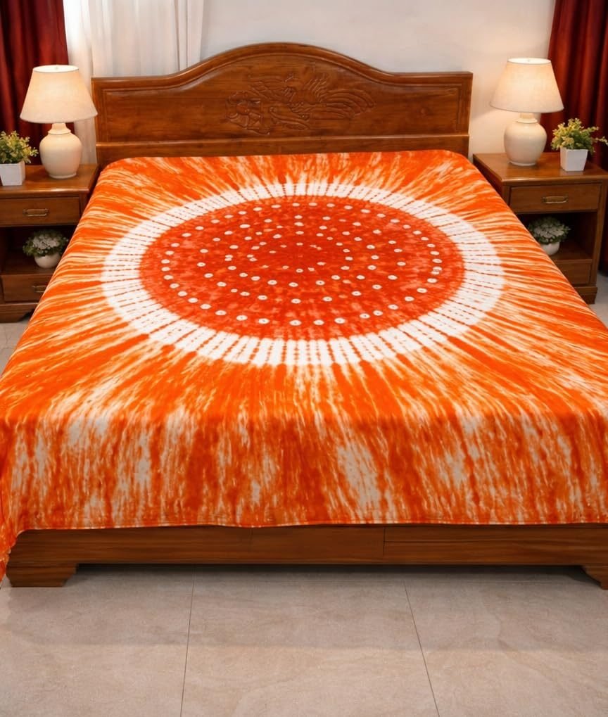 Cotton Bedsheet for Double/King Bed (90x100 inchi) photo 4