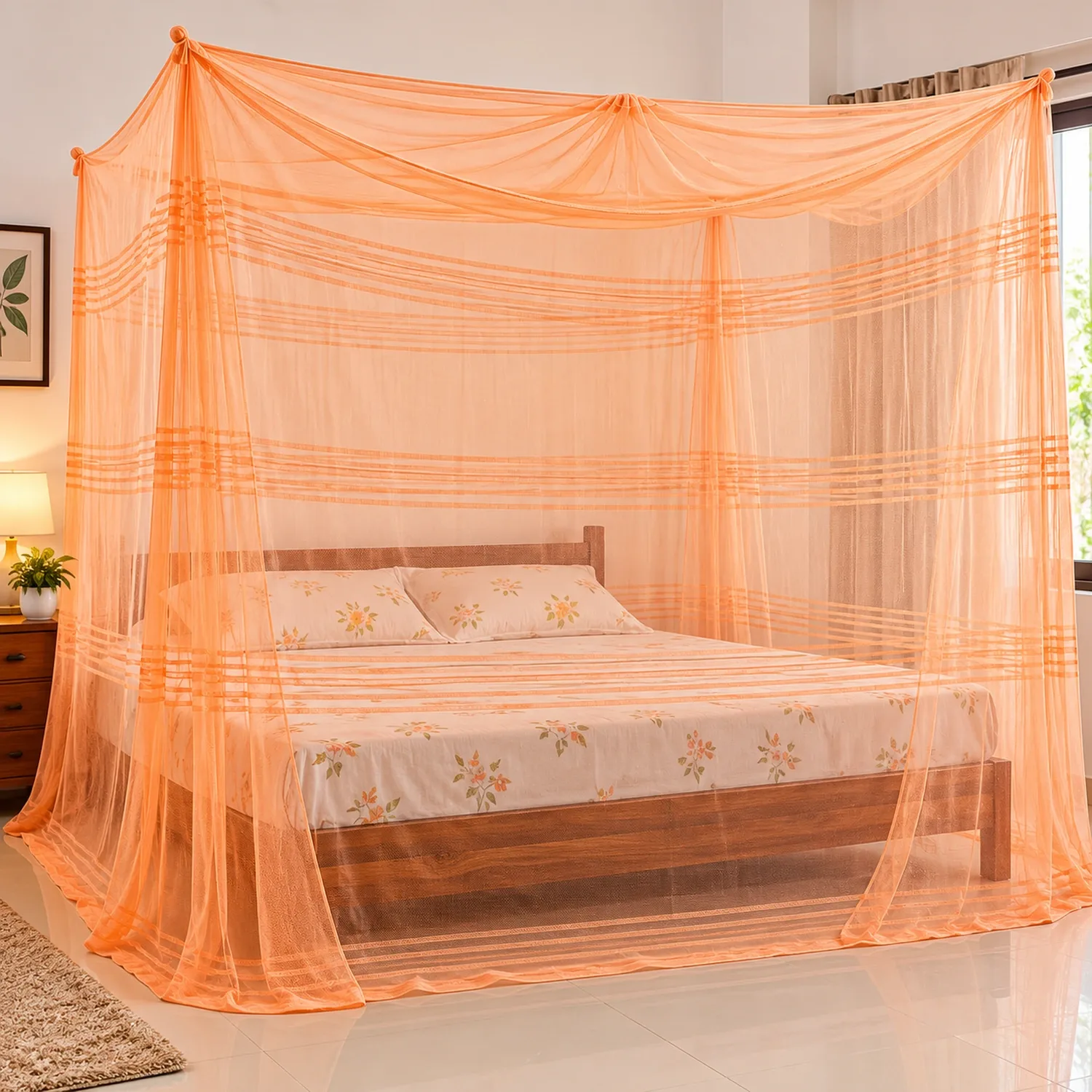 VIP AC Mosquito Net 6x7 Feet – Lightweight Air Mesh Bed Mosquito Net