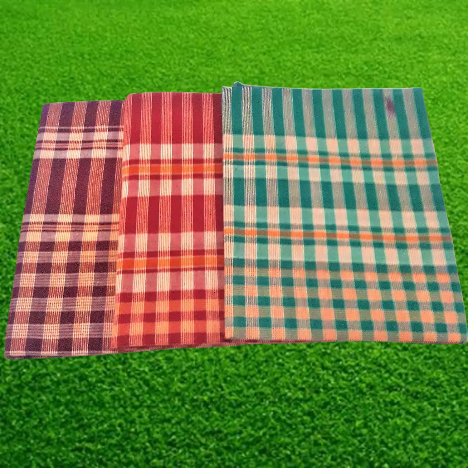 Munshi Pure Cotton Gamcha – Bashirhat Handloom Bath Towel for Men & Women photo 3