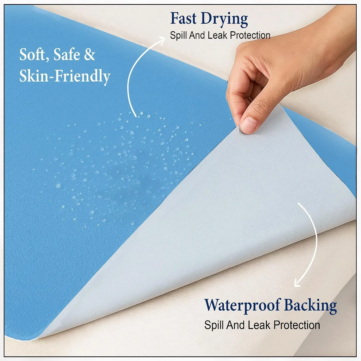 Baby Waterproof Dry Sheet – Soft Marron Reusable Baby Bed Protector photo 3